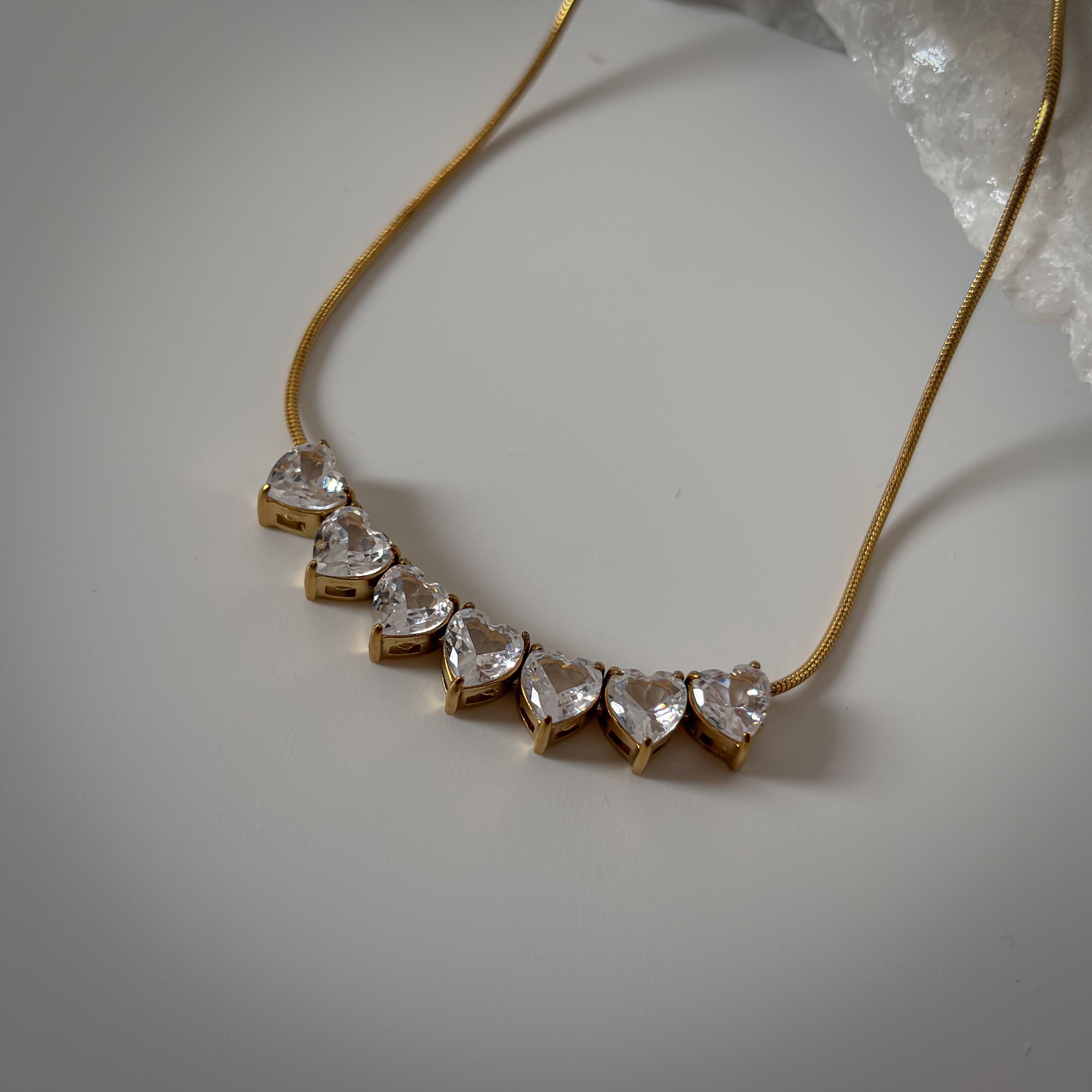 Crystal Heartline Chain