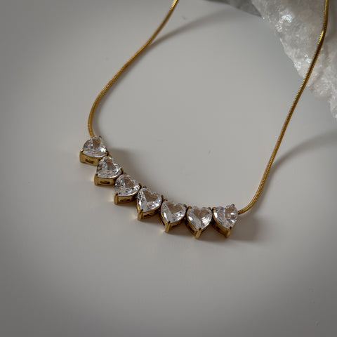 Crystal Heartline Chain