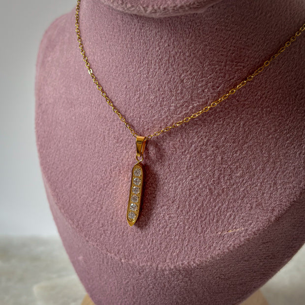 Crystal Bar Chain