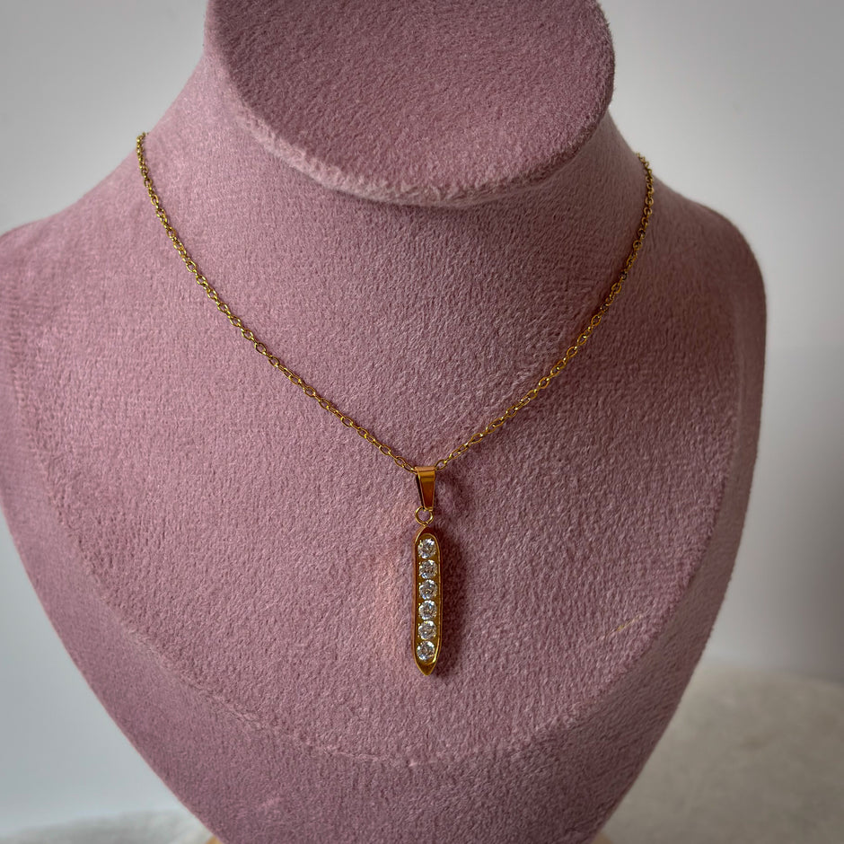 Crystal Bar Chain