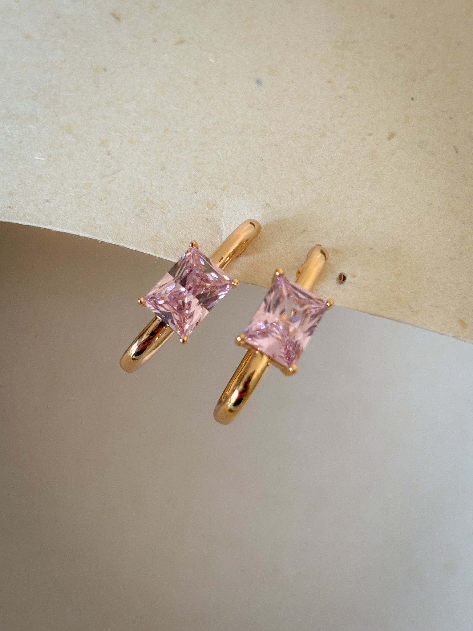 Blush Link Earrings