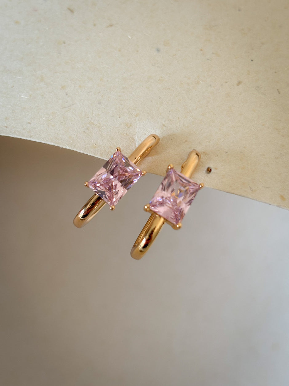Blush Link Earrings