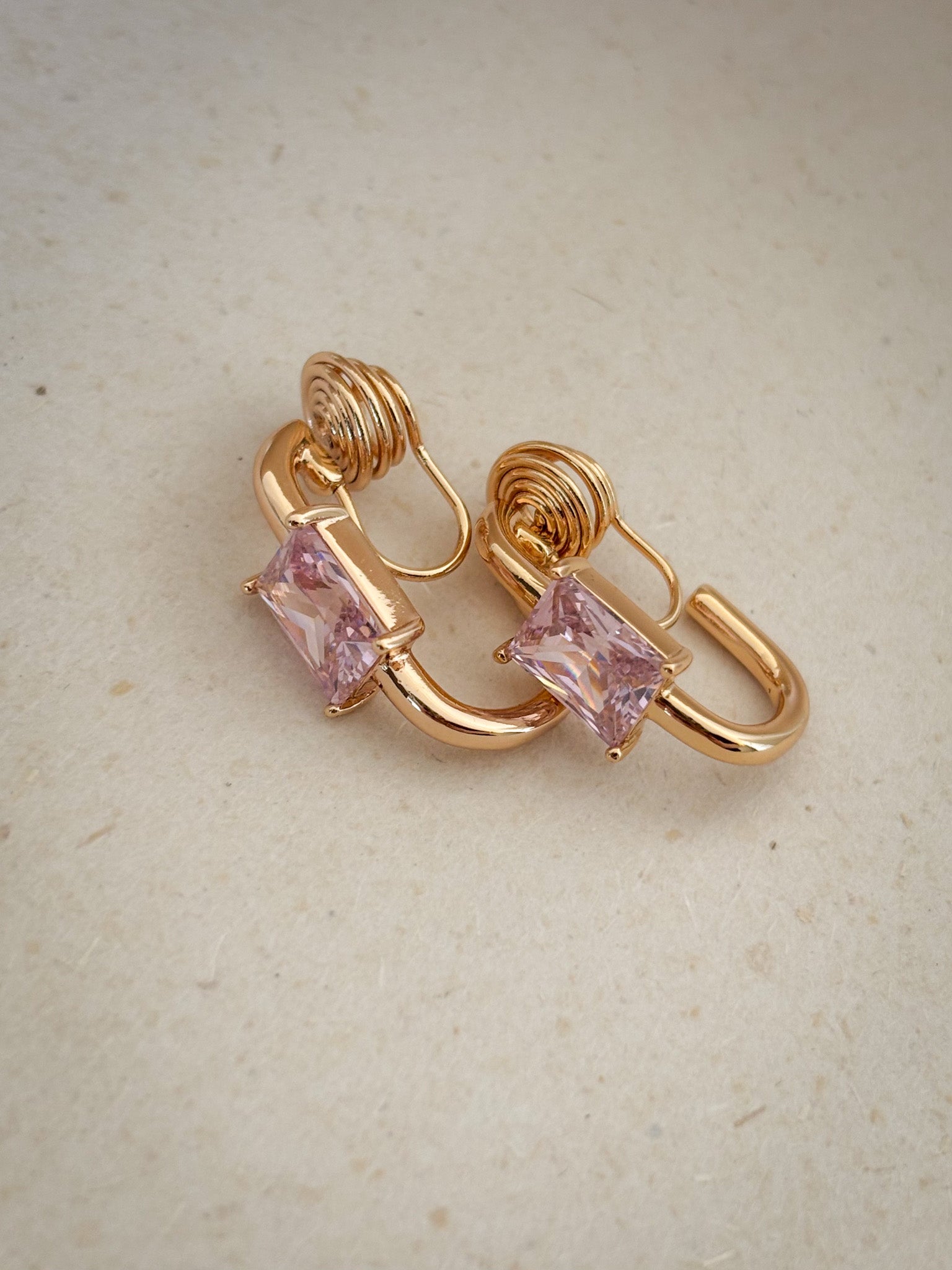 Blush Link Earrings
