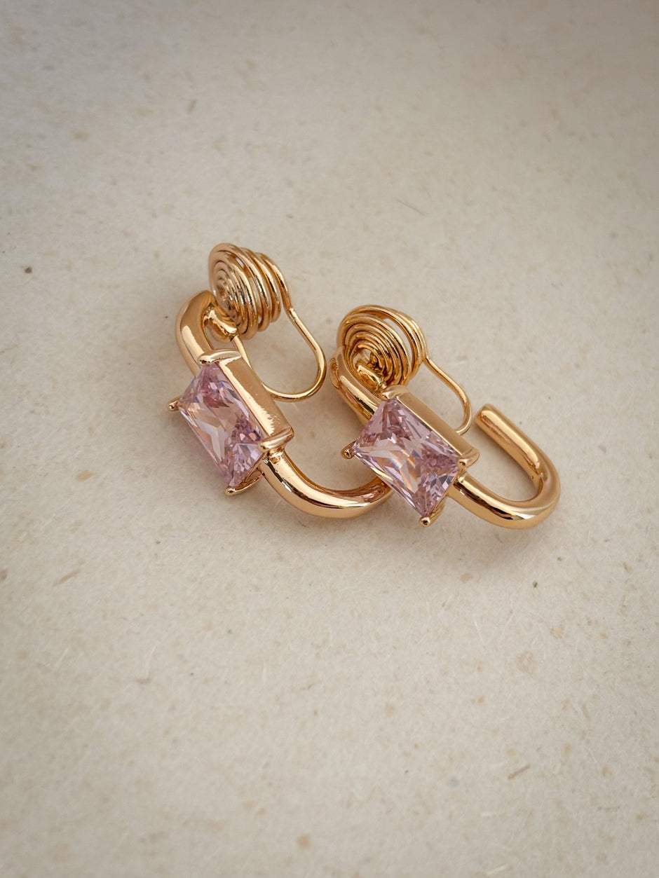Blush Link Earrings