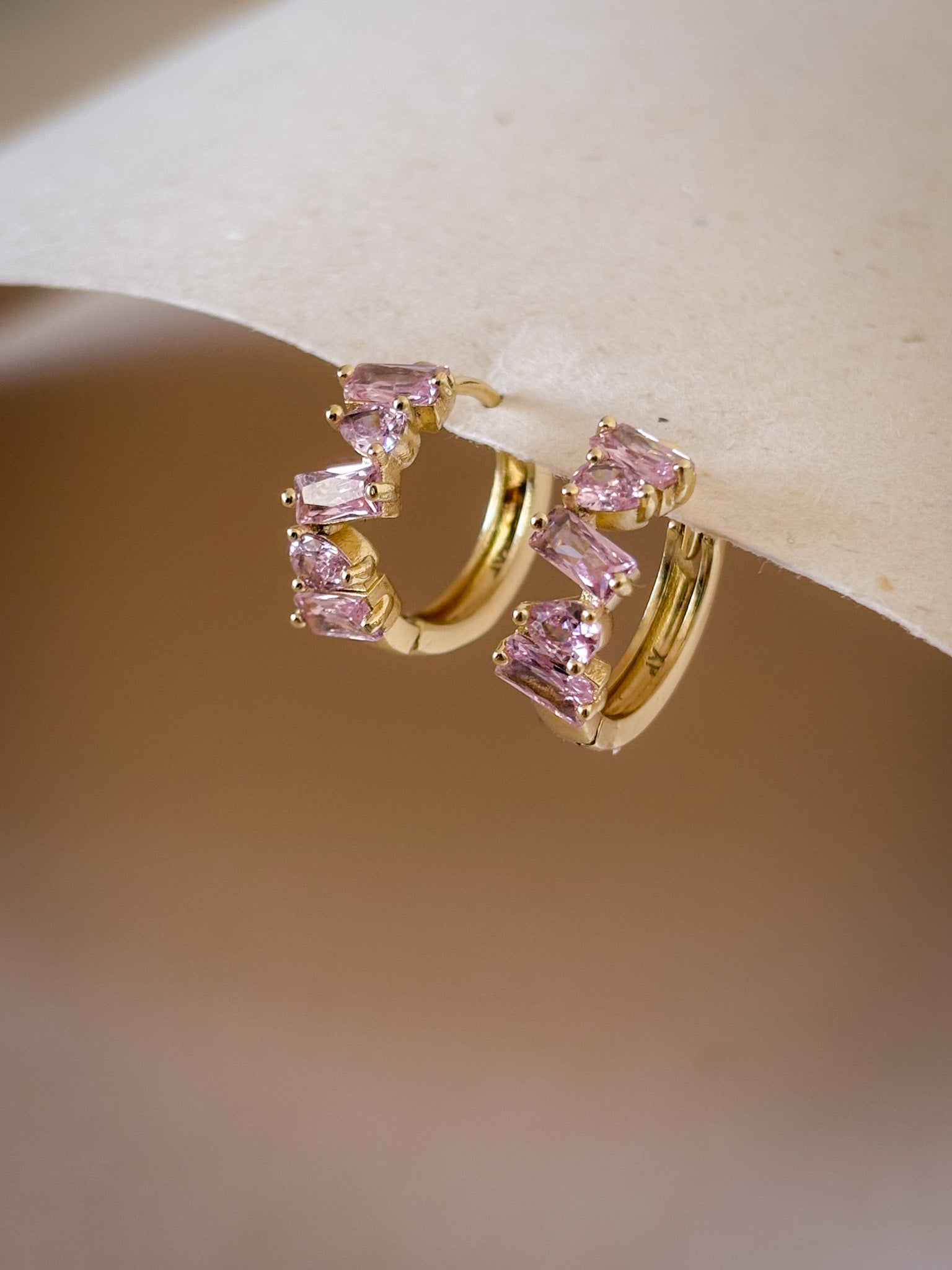 Rosé Stack Hoops