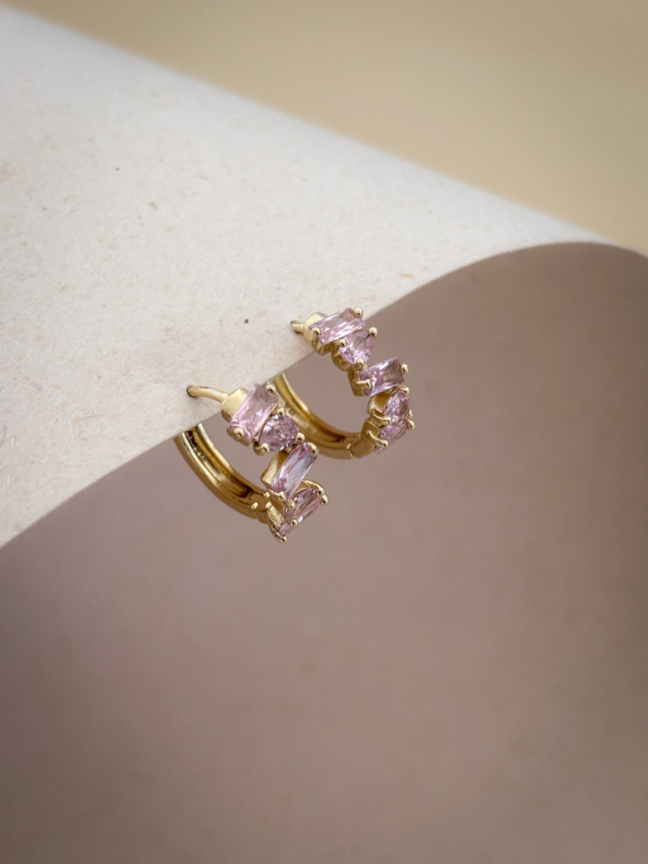 Rosé Stack Hoops