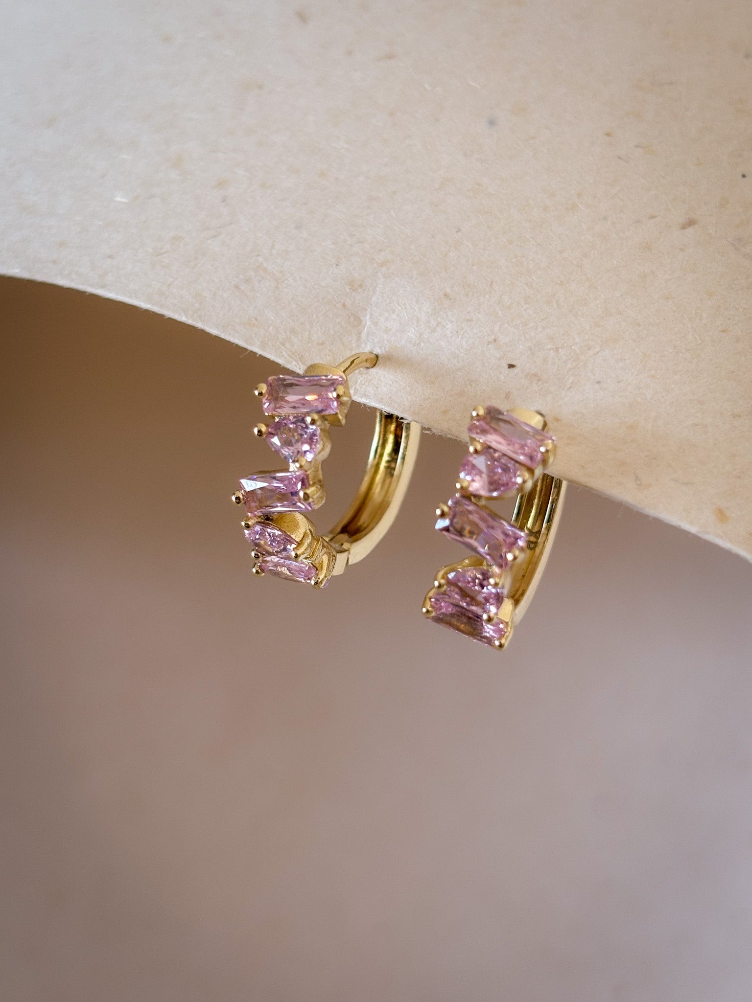 Rosé Stack Hoops