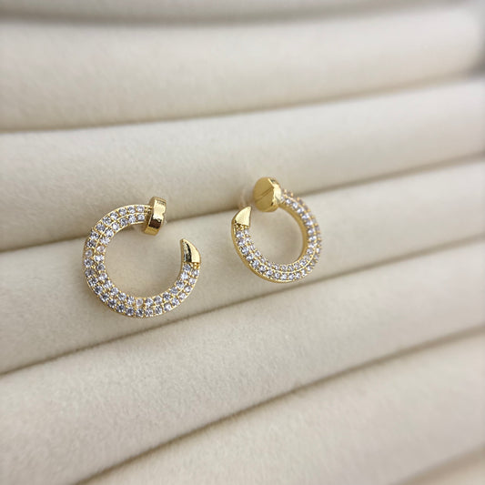 Helix Hoops – Twisted Gold Everyday Earrings