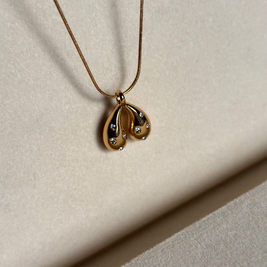 Twin Drop Necklace