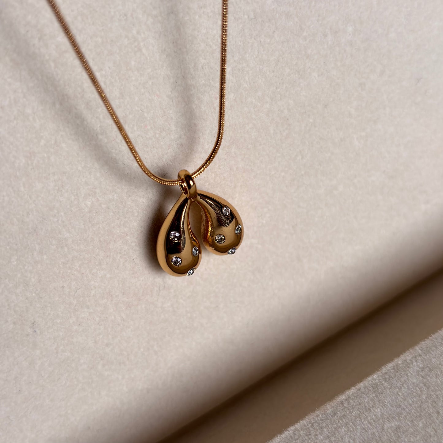 Twin Drop Necklace
