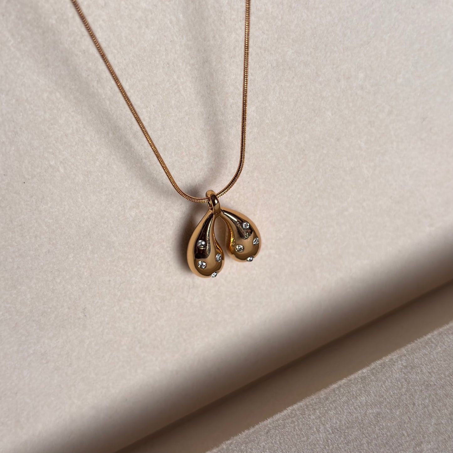 Twin Drop Necklace