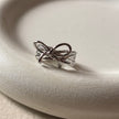 Silver Bow Ring