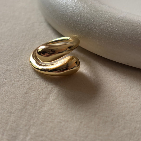 Abstract Wave Ring