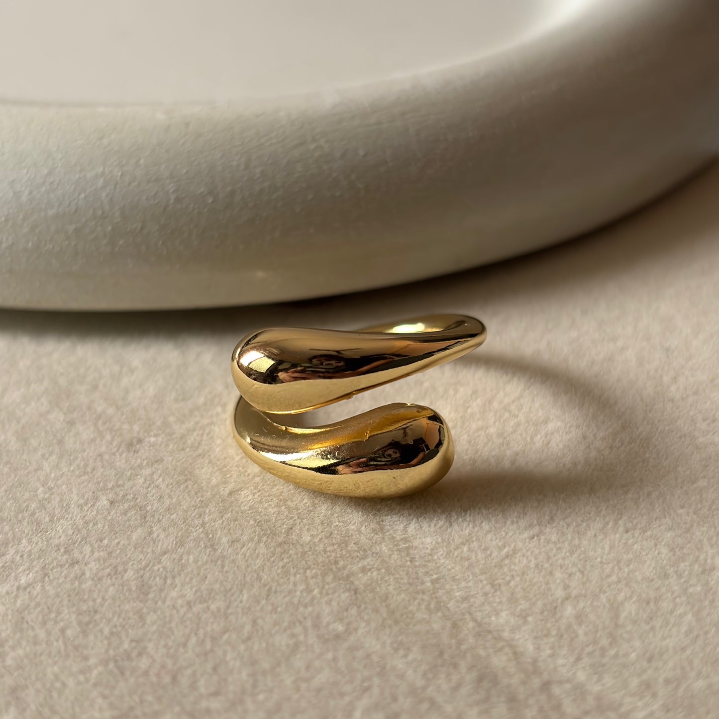 Abstract Wave Ring