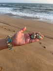 Oceanic Dream Studs – Starfish & Shell Gold Earrings